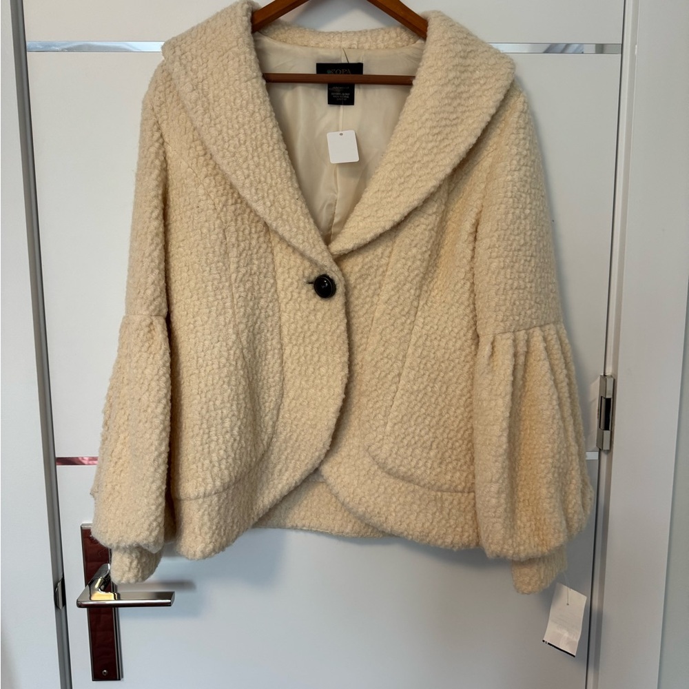 Cream Teddy Jacket